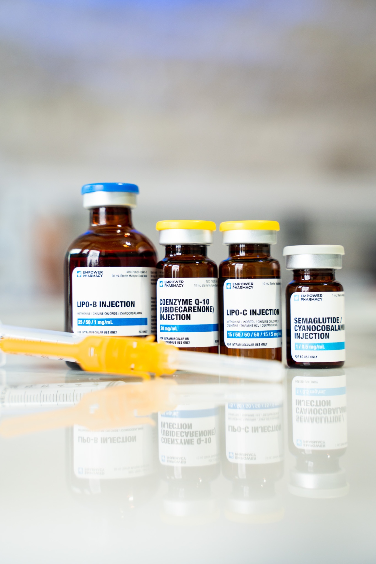 iCRYO Mauldin IM shot menu vials